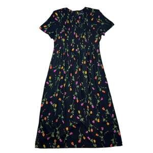 Positive Attitude Dress in Black Floral | Size 12